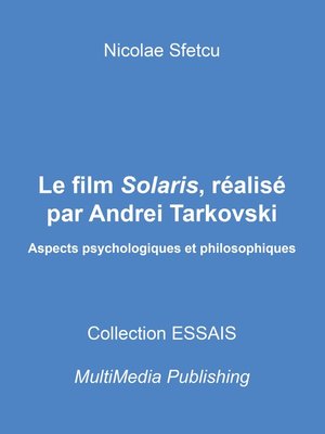 cover image of Le film Solaris, réalisé par Andrei Tarkovski